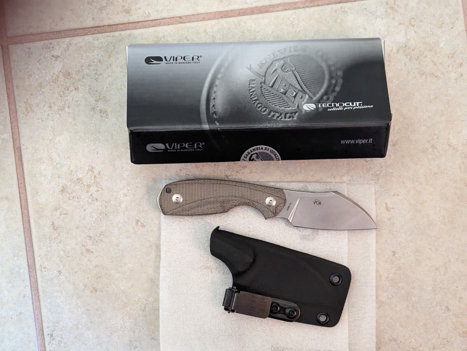 Viper Lille 2 Fixed Knife 2.75\