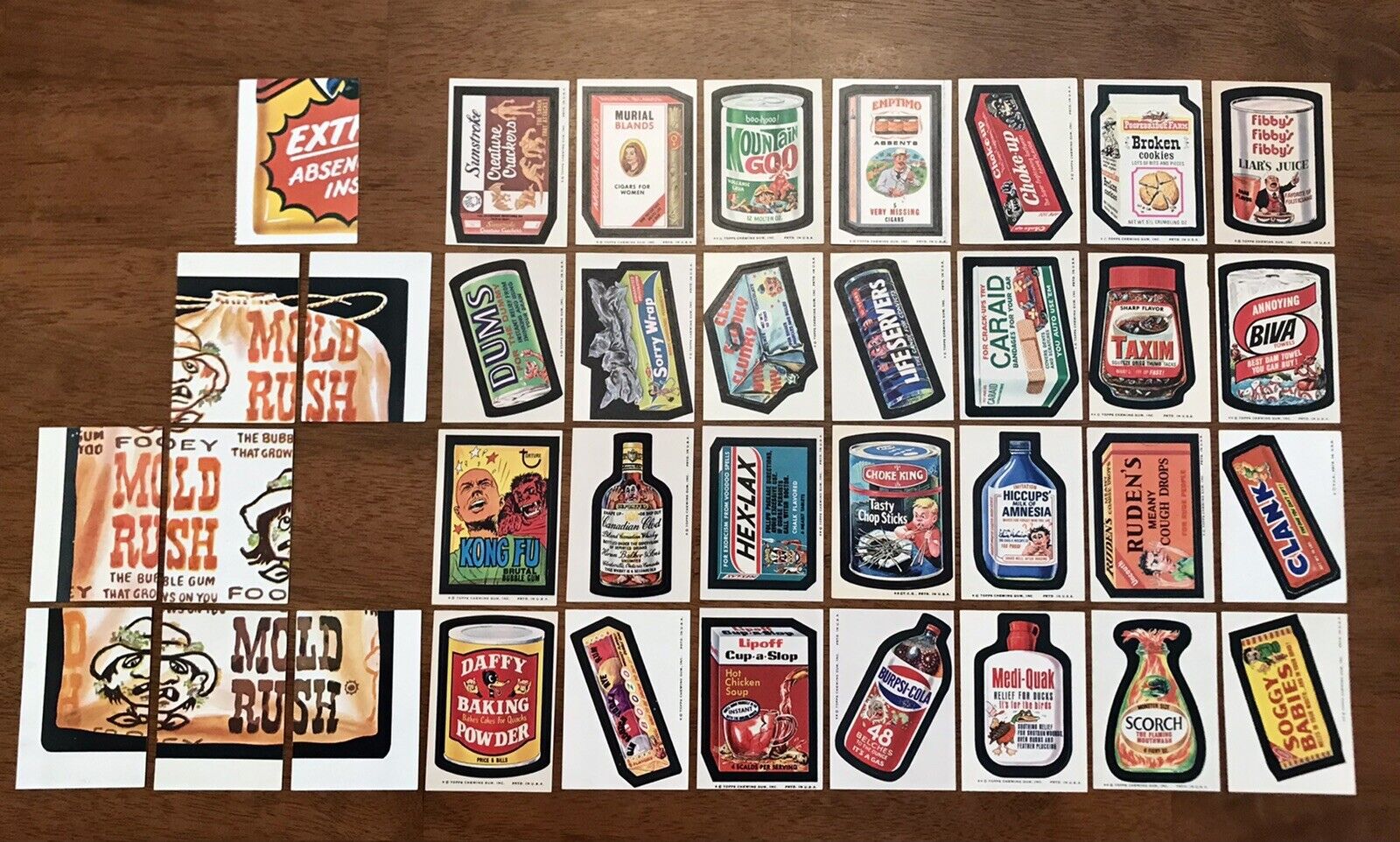 (36) Vintage Topps Wacky Packages Stickers 