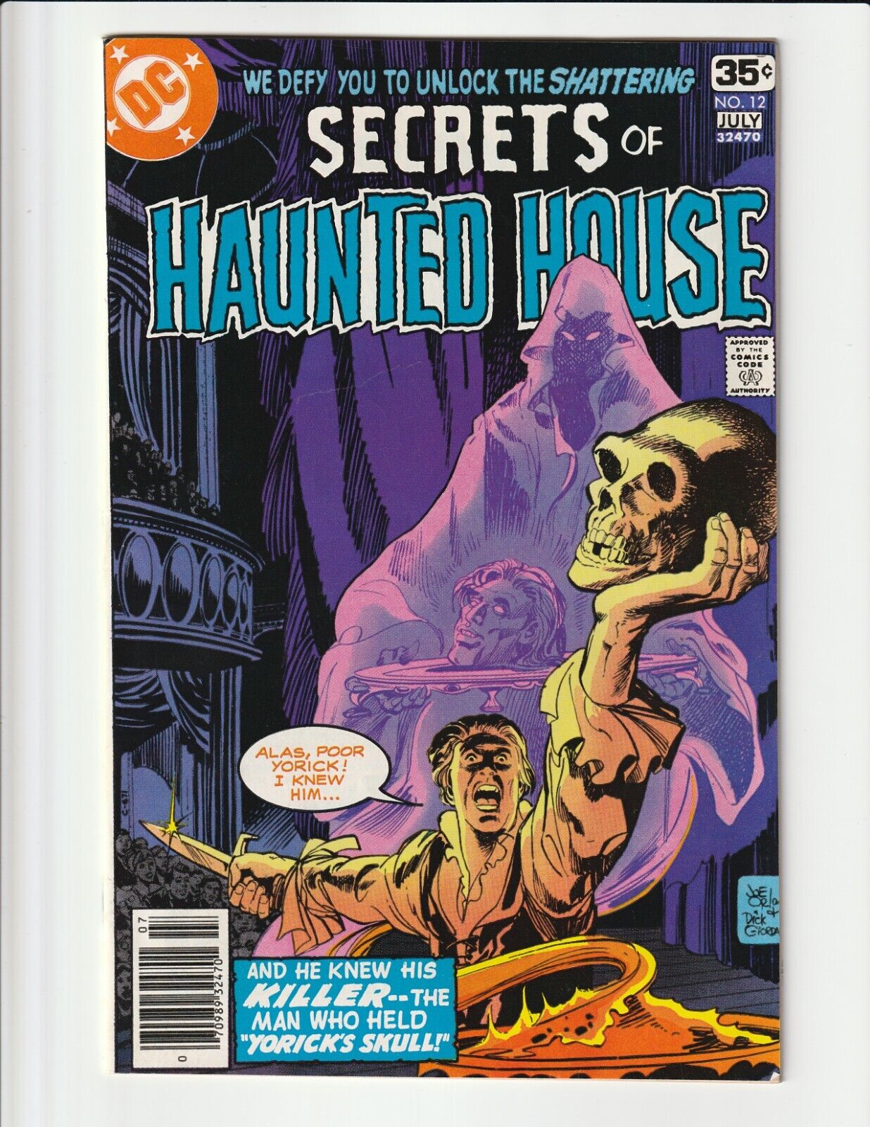 SECRETS OF HAUNTED HOUSE #12 (1978) VF 8.0 DC COMICS