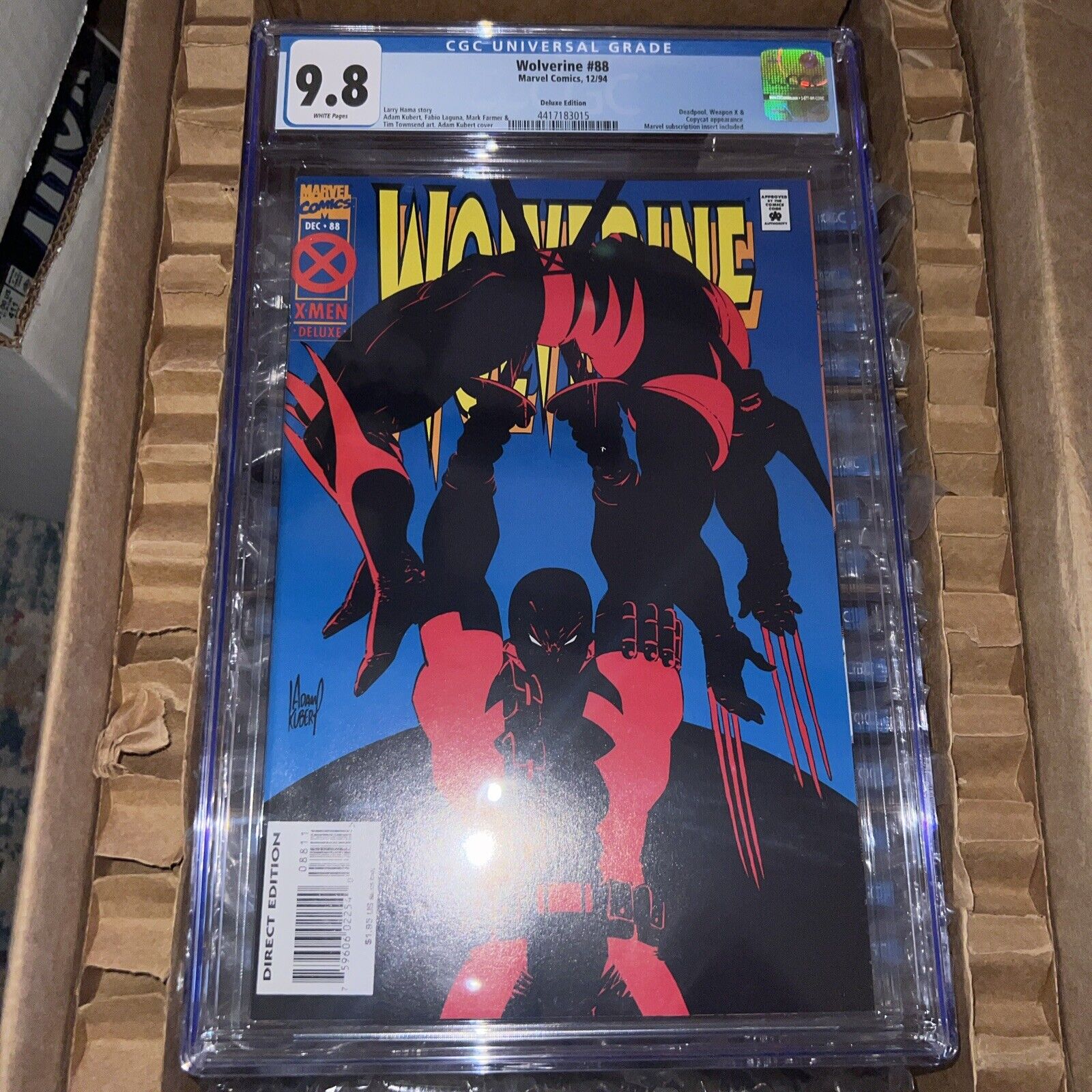 Wolverine #88 Deluxe Direct Variant CGC 9.8 1994