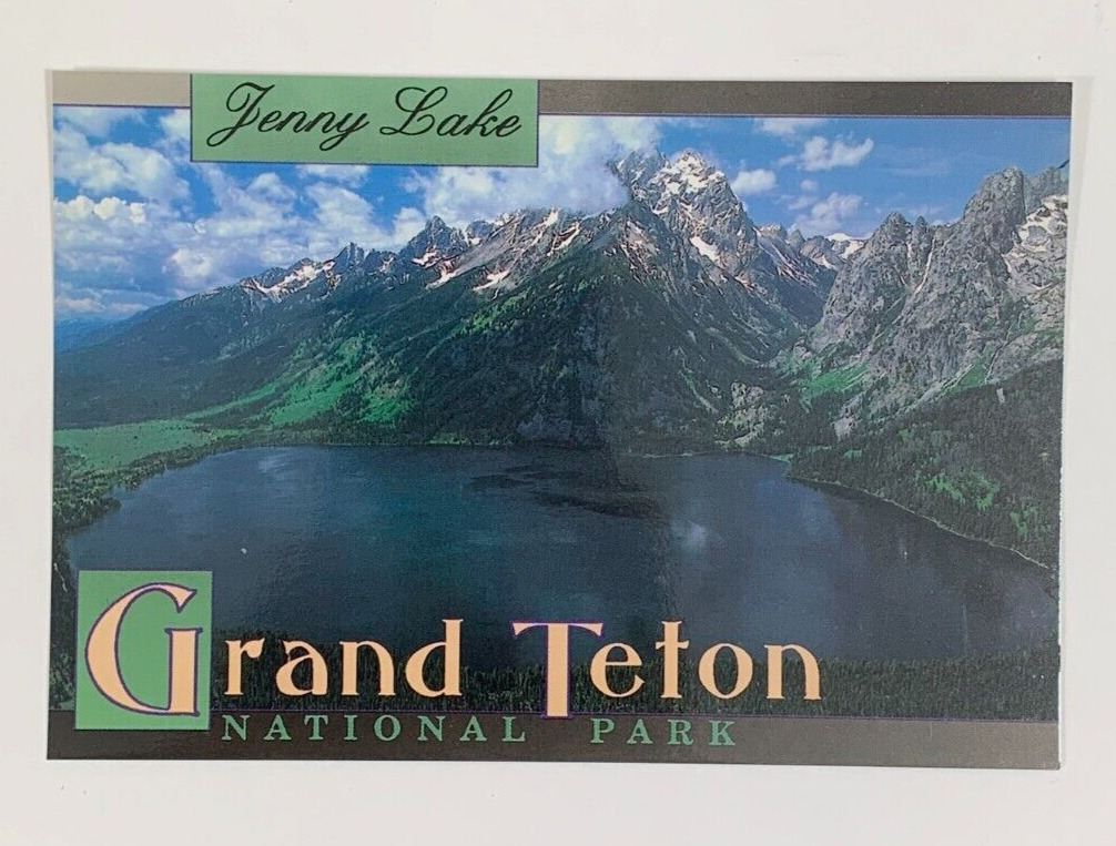 Jenny Lake Grand Teton National Park Wyoming Postcard 1994 Unposted