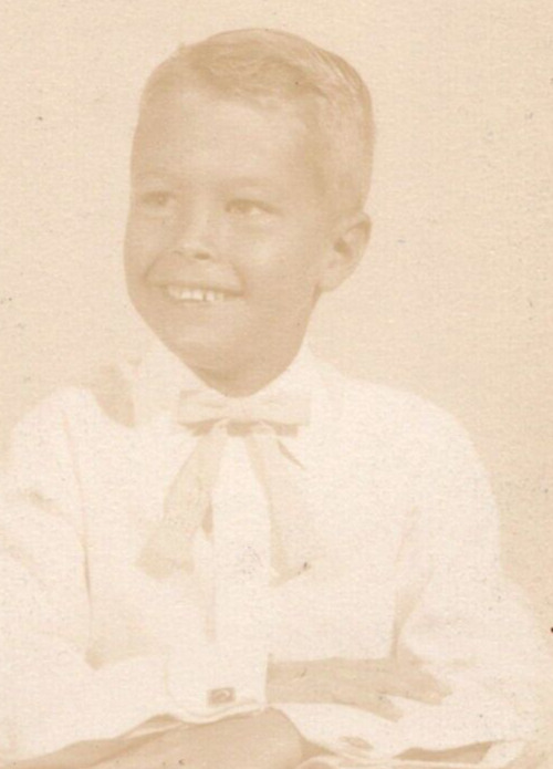 4L Photograph Boy School Class Photo Portrait 1950-60\'s Faded