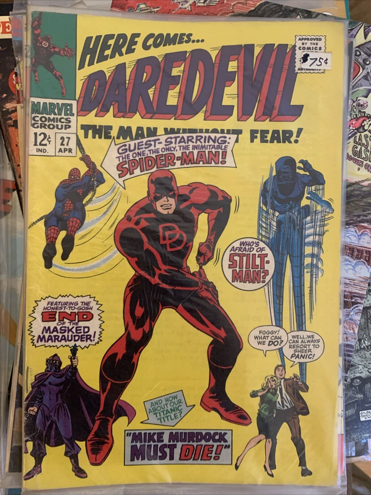 Daredevil #27/Silver Age Marvel Comic Book/Spider-Man/VG-FN