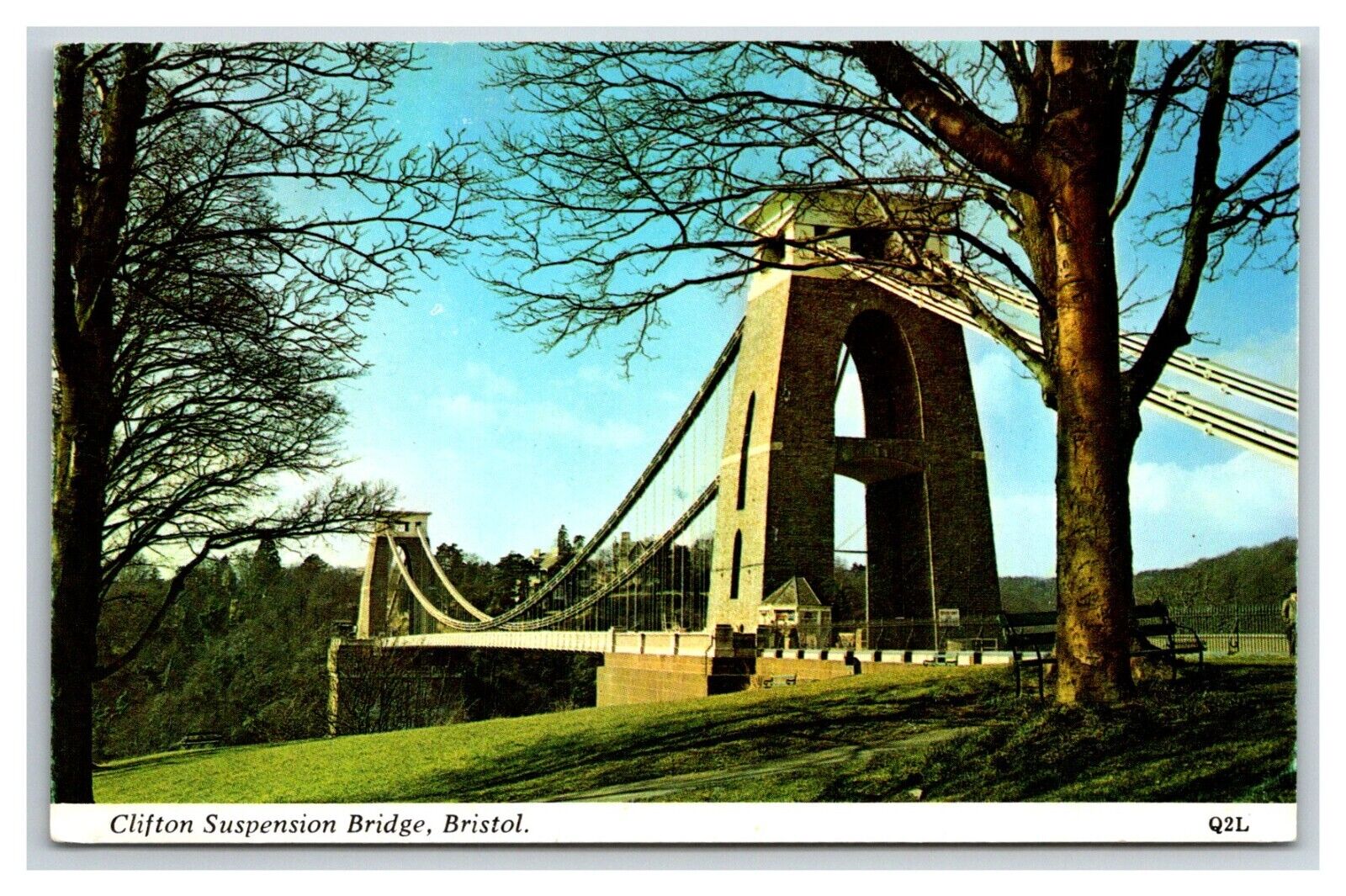 Clifton Suspension Bridge Bristol 1970s UK