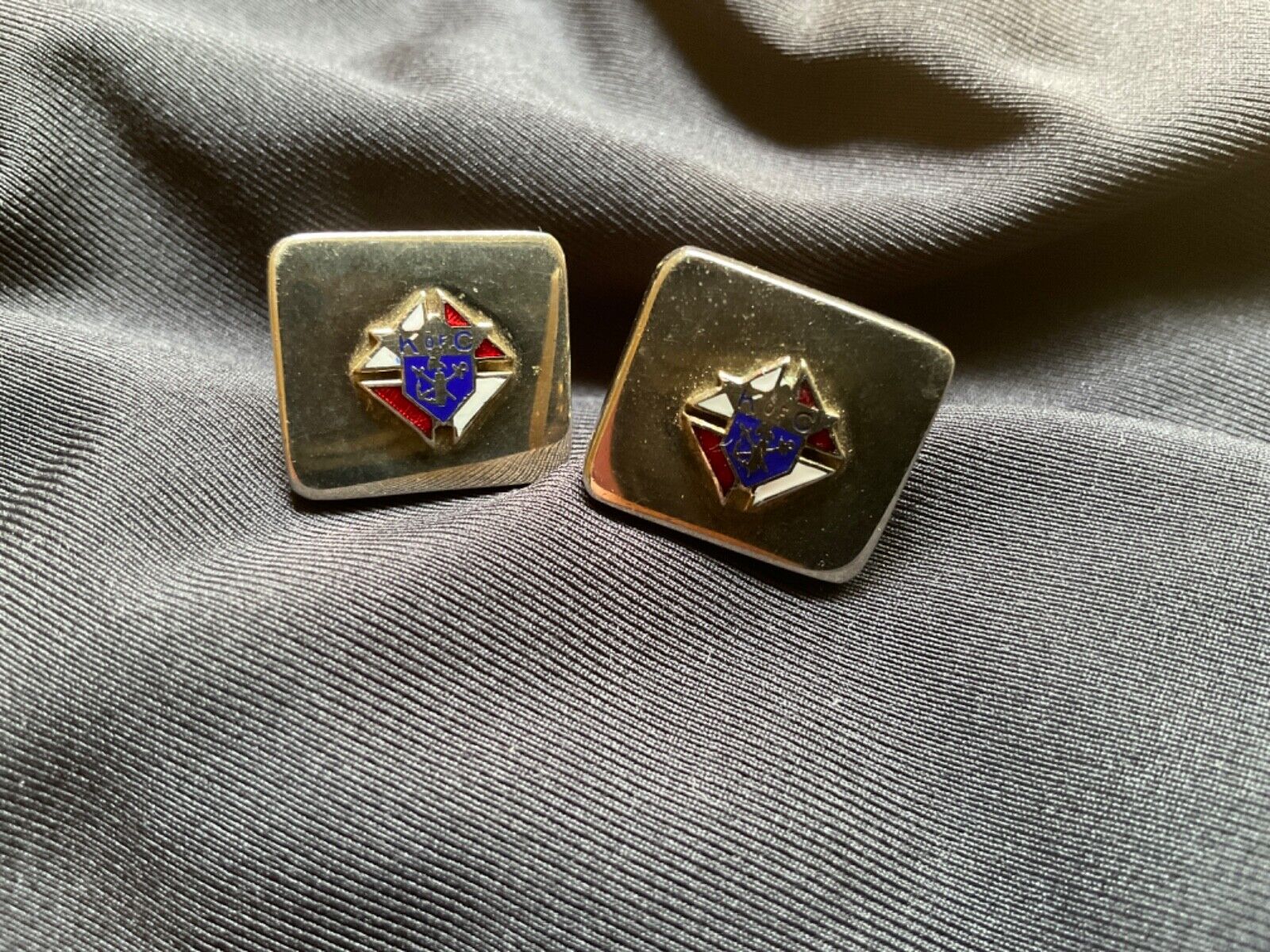 Vintage Knights of Columbus Cuff Links