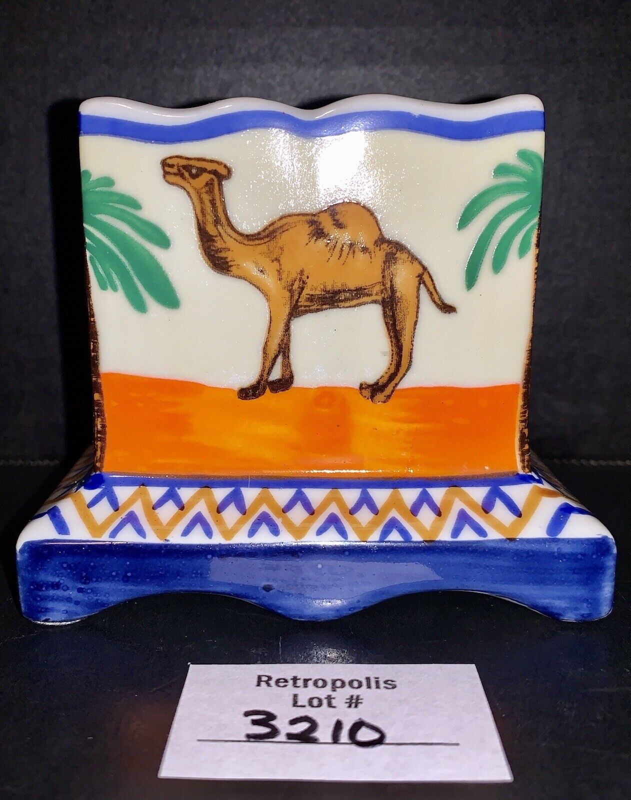 Ceramic Camel Cigarette Holder Vintage RJRTC