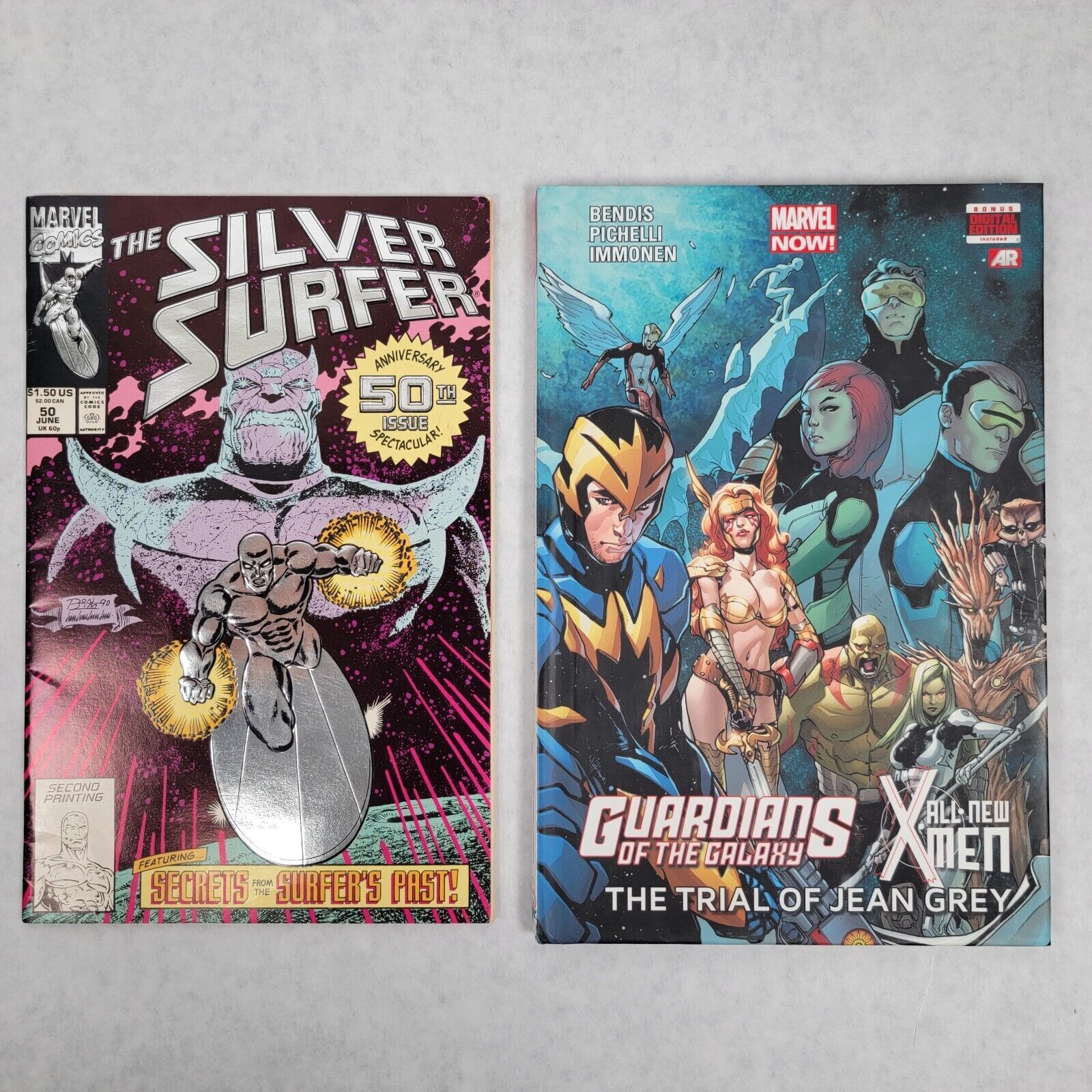 Silver Surfer Marvel Comics 50th Ann./Guardians of the Galaxy/All-New X-Men LOT