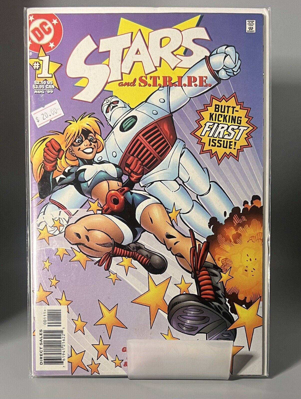 Stars and STRIPE #1 - (1999) - 1st App of Cindy Burman - DC Comics - VF/NM