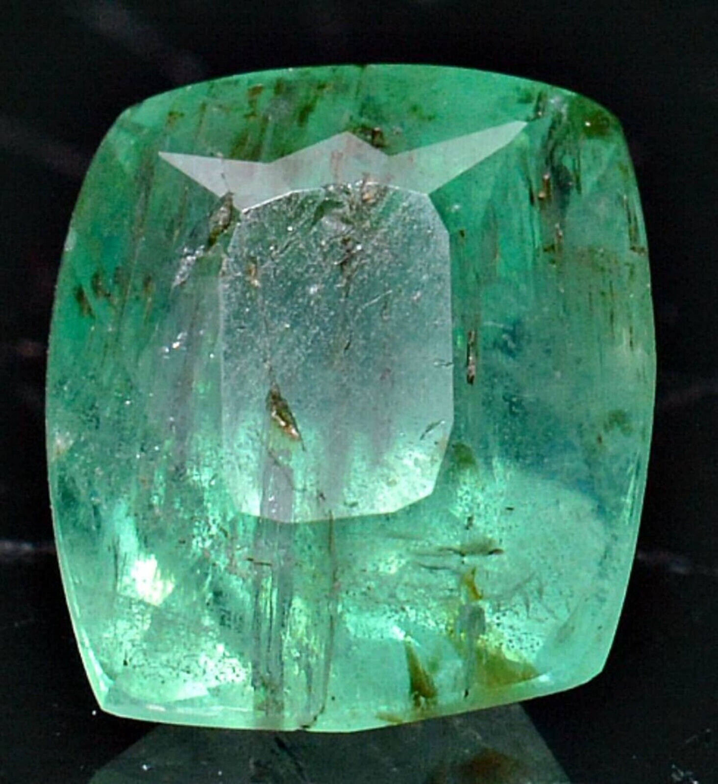 1.70 Carat Faceted Natural EMERALD Gemstone From Lughman Afghanistan