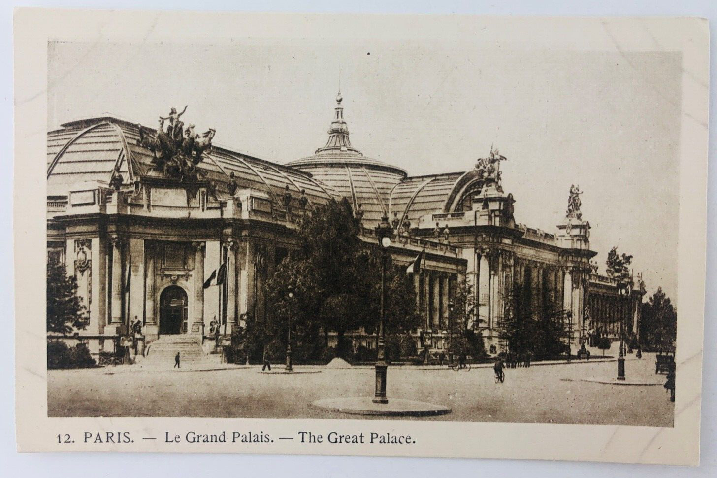Vintage Paris France Le Grand Palais The Great Palace Postcard P11