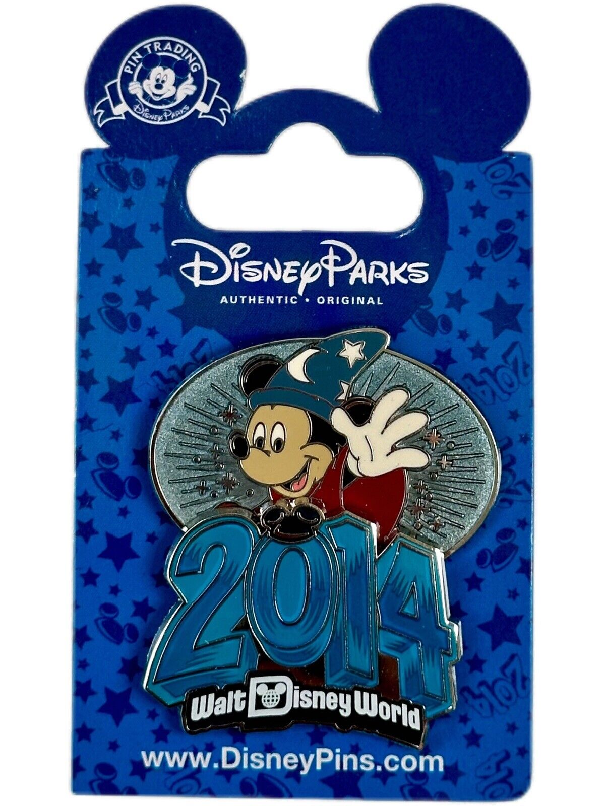Walt Disney World Sorcerer Mickey 2014 Trading Pin Fantasmic Lapel Hat New