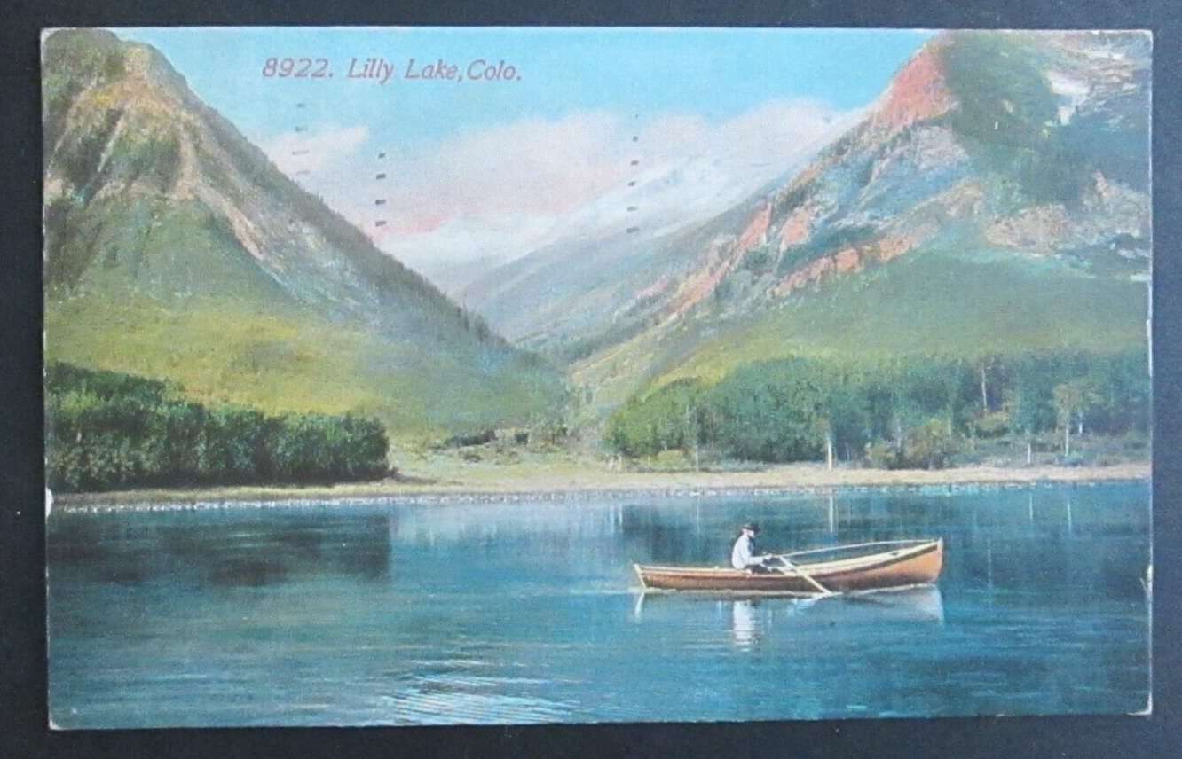 Lily Lake CO Posted DB Postcard