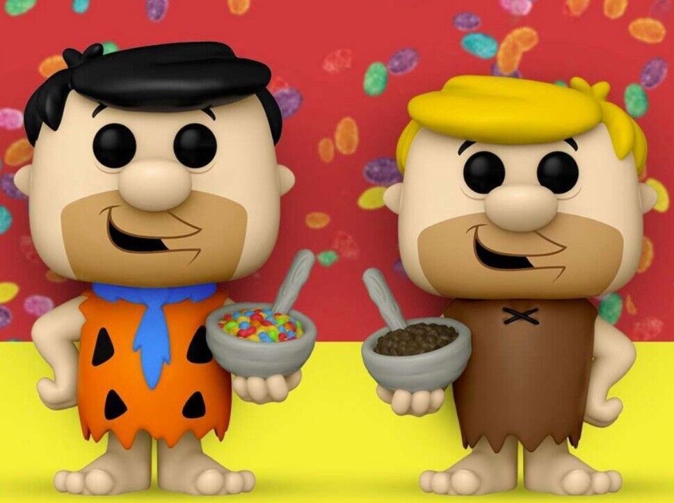 FUNKO Pop Fred Flintstone & Barney Rubble Fruity & Cocoa Pebbles