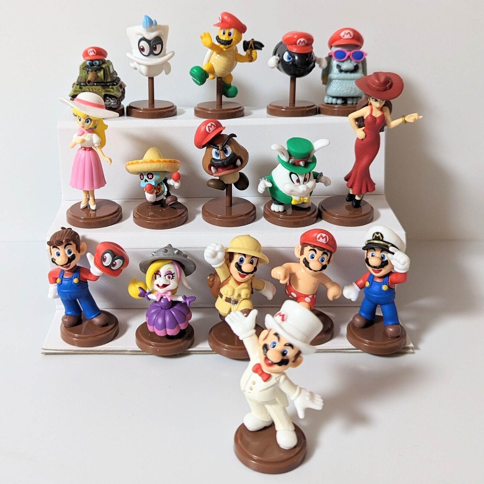Super Mario Odyssey Mini Figures Choco Egg Complete Set of 16 Nintendo Furuta