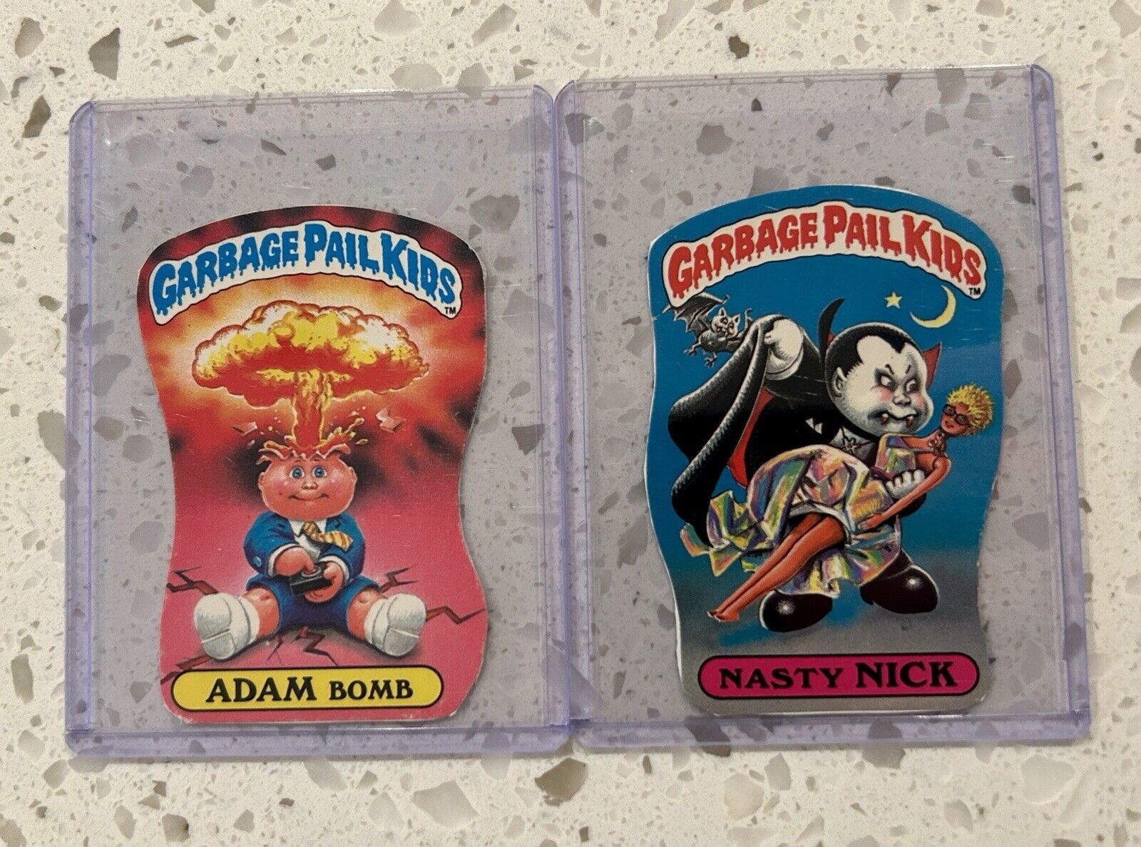 1985 Garbage Pail Kids GPK Adam Bomb Nasty Nick Series 1 Stickers OS1