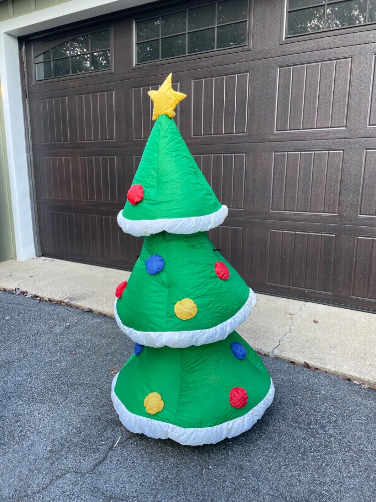 Holiday Living Inflatable Christmas Tree Indoor Outdoor Lighted Yard Decor 4’ ft