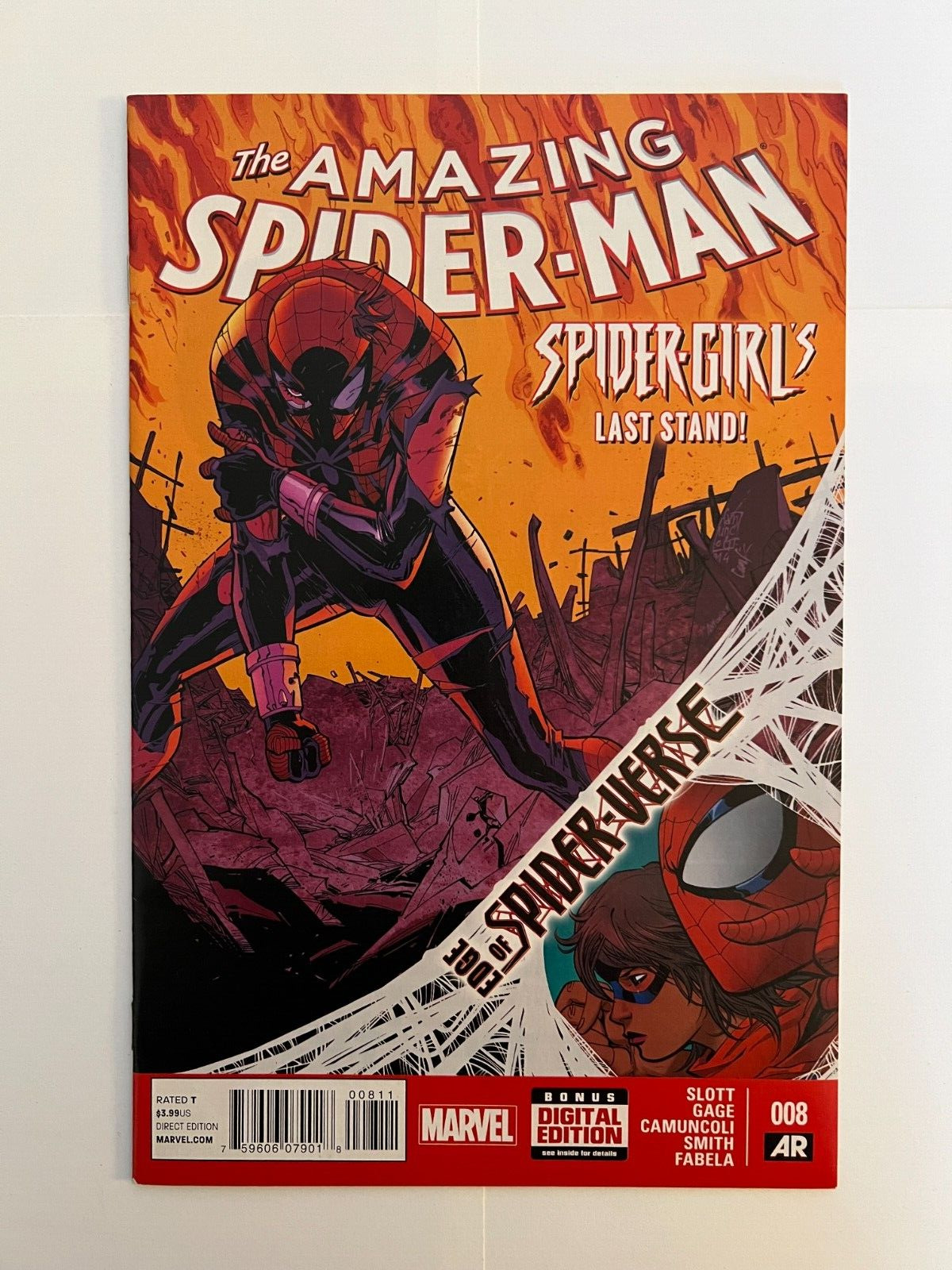 Marvel Amazing Spider-Man Comic Key Issue #8 Spider-Girl Last Stand Spider-Verse
