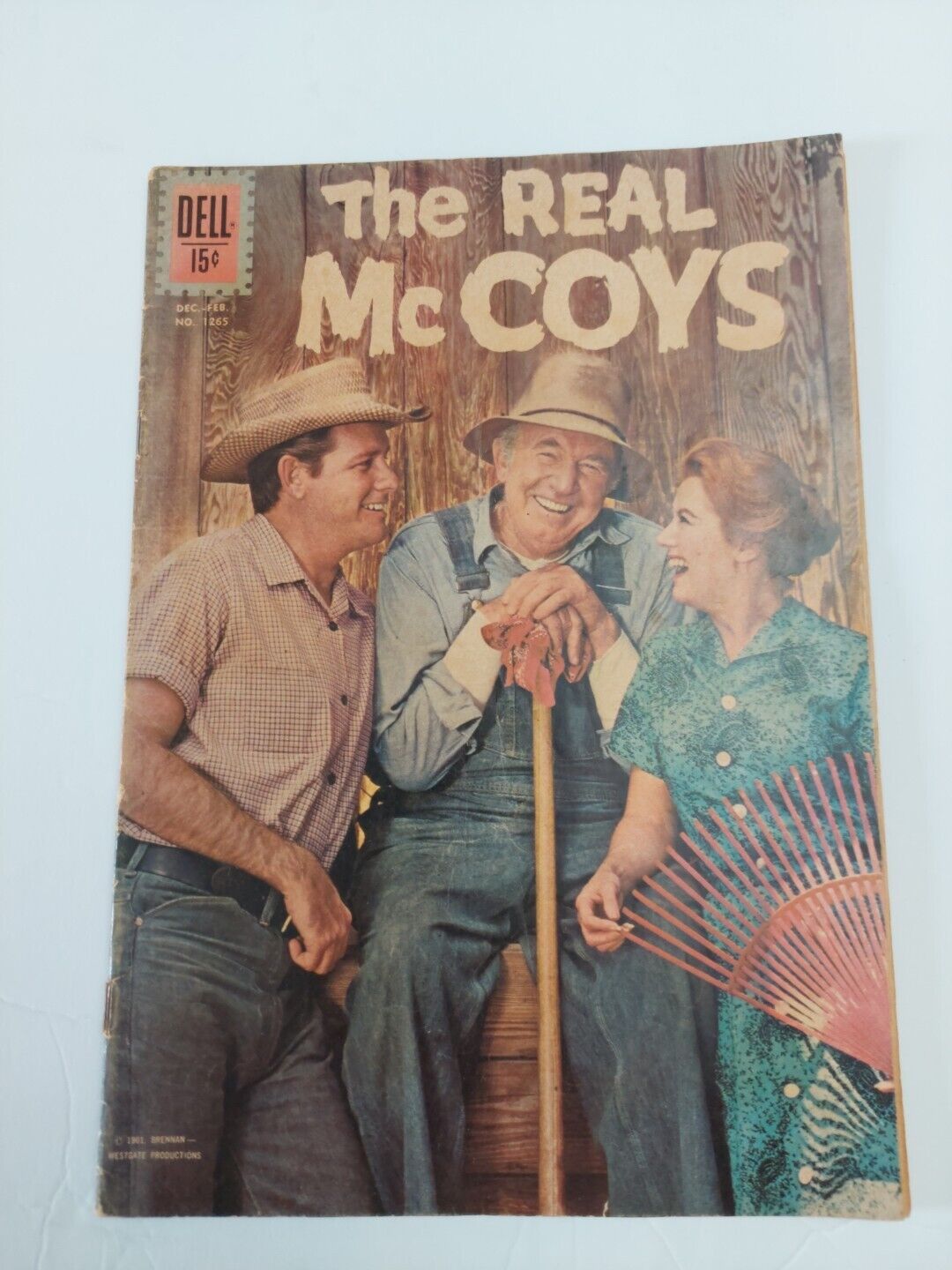 FOUR COLOR #1265 THE REAL MCCOYS 1962 DELL COMICS SILVER AGE PHOTO COVER