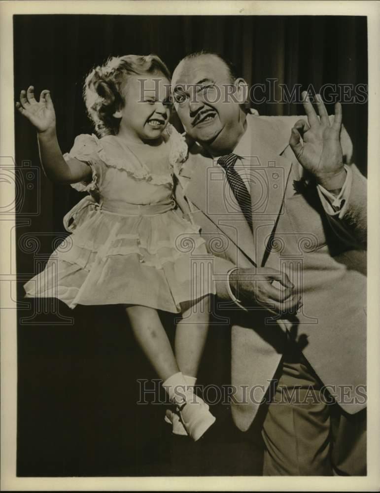 1952 Press Photo Andria McLoughlin & Paul Whiteman- \