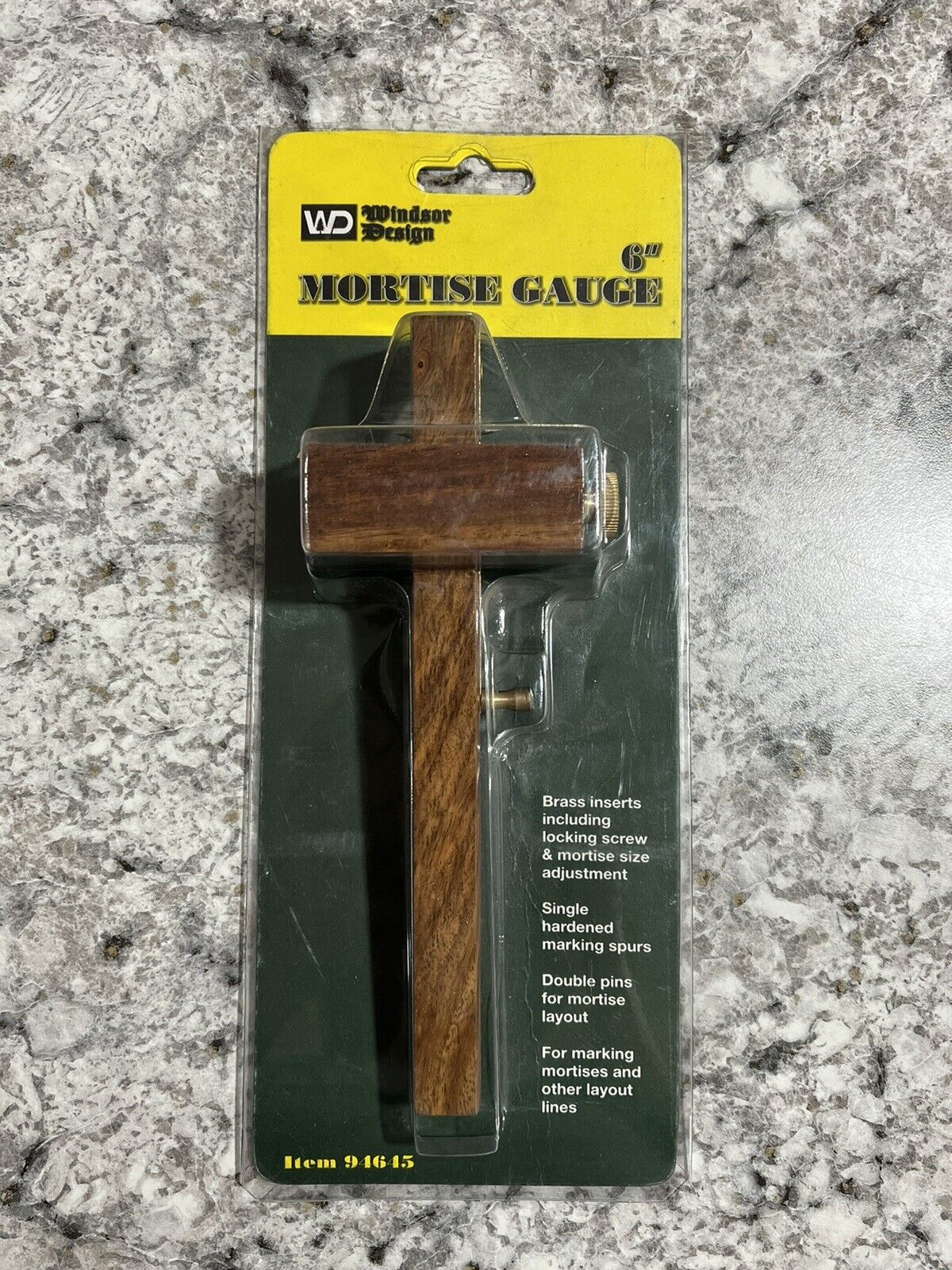 New 6” Mortise Gauge Windsor Design Wood Brass Tools Hand Tools