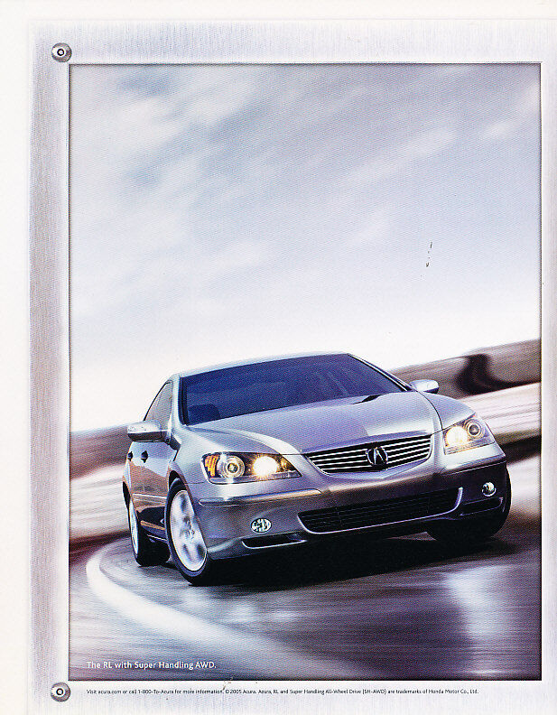 2006 Acura RL - cornering redefined - Vintage Advertisement Ad A19-B