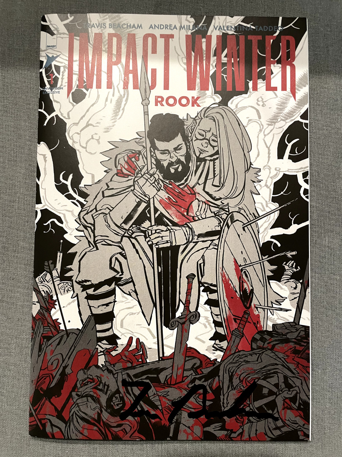SIGNED Impact Winter Rook #1 One-Shot (Rare Bloodsplash Convention Cover) 2023