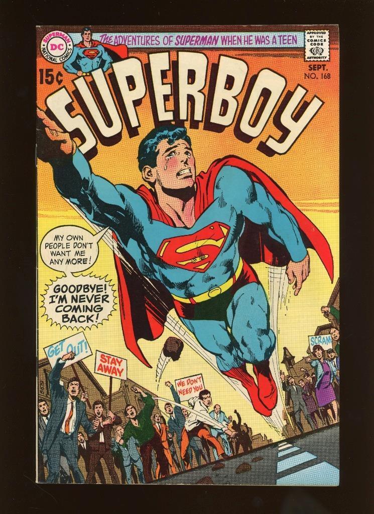 Superboy 168 VF/NM 9.0 High Definition Scans *