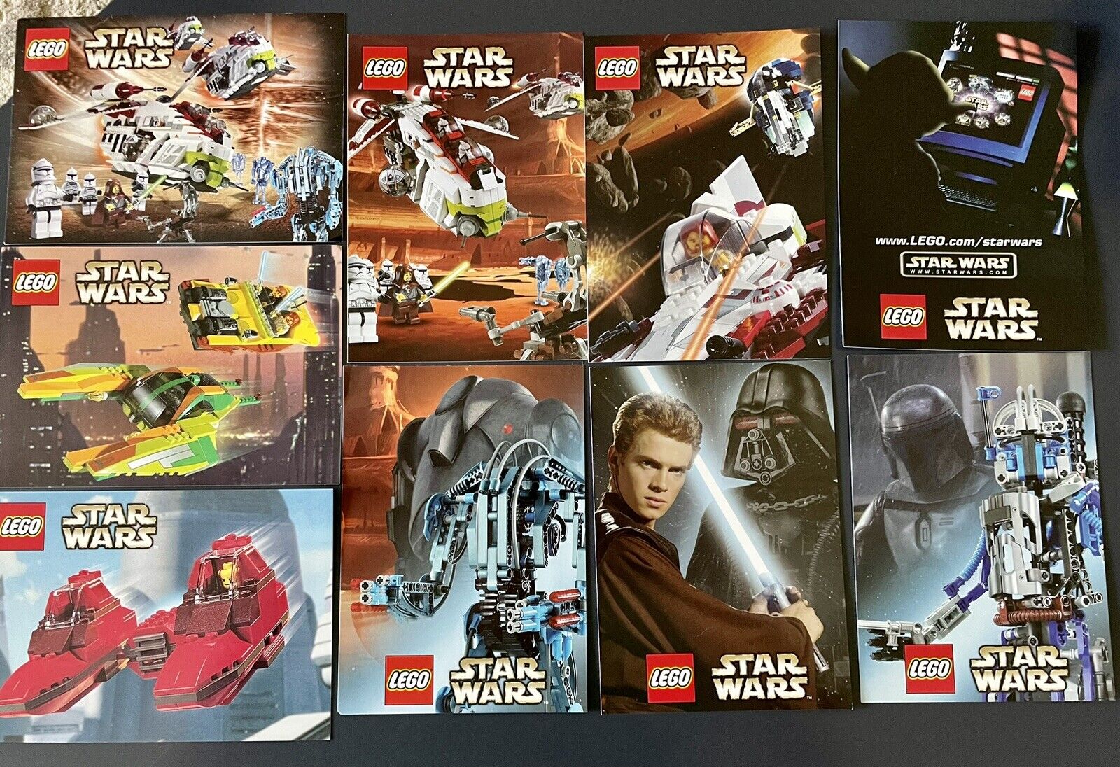 LEGO Star Wars Episode 2 postcard Collection