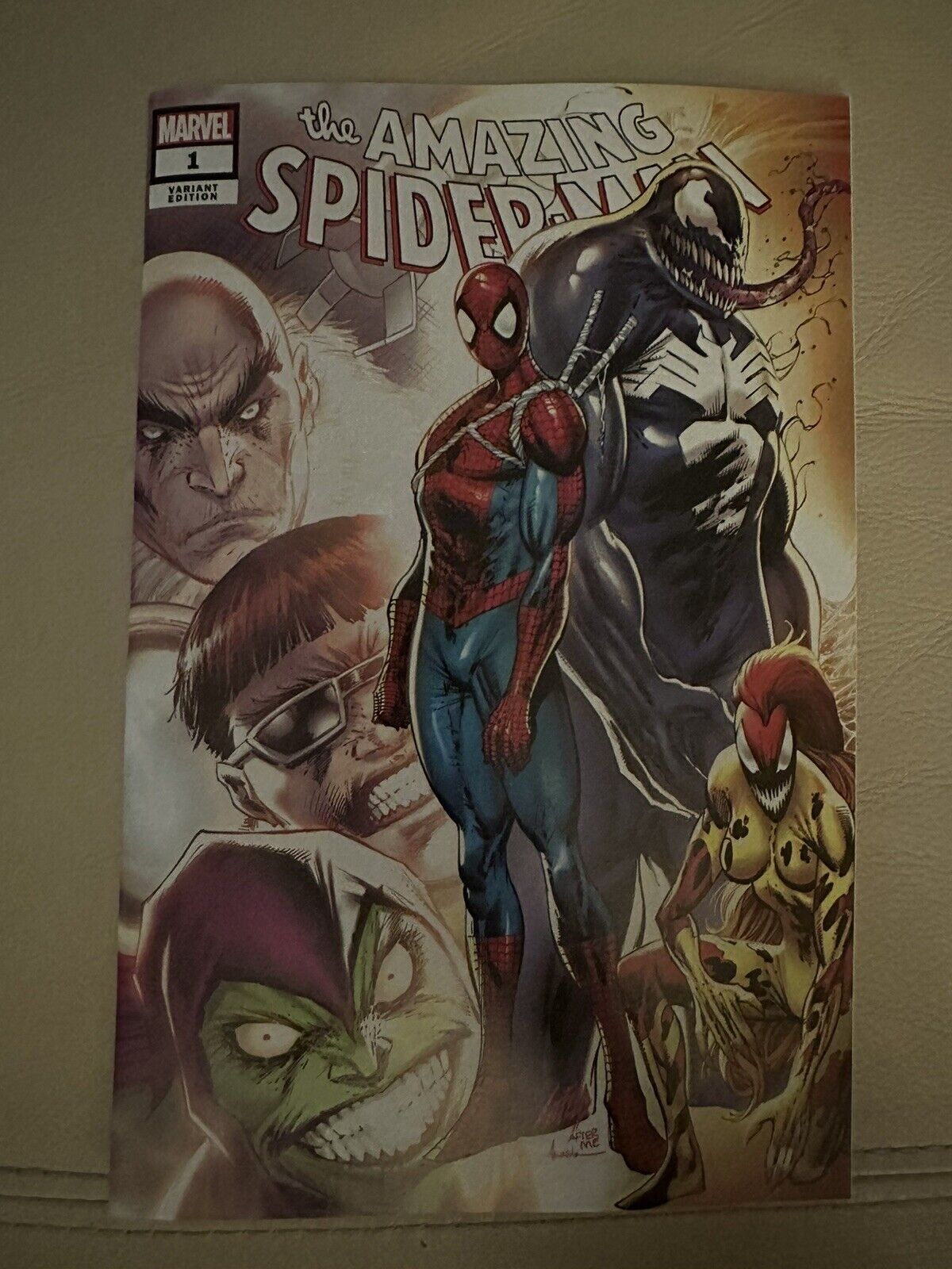 THE AMAZING SPIDER-MAN #1 Whatnot Rare Rob Liefeld Trade Variant Brand New