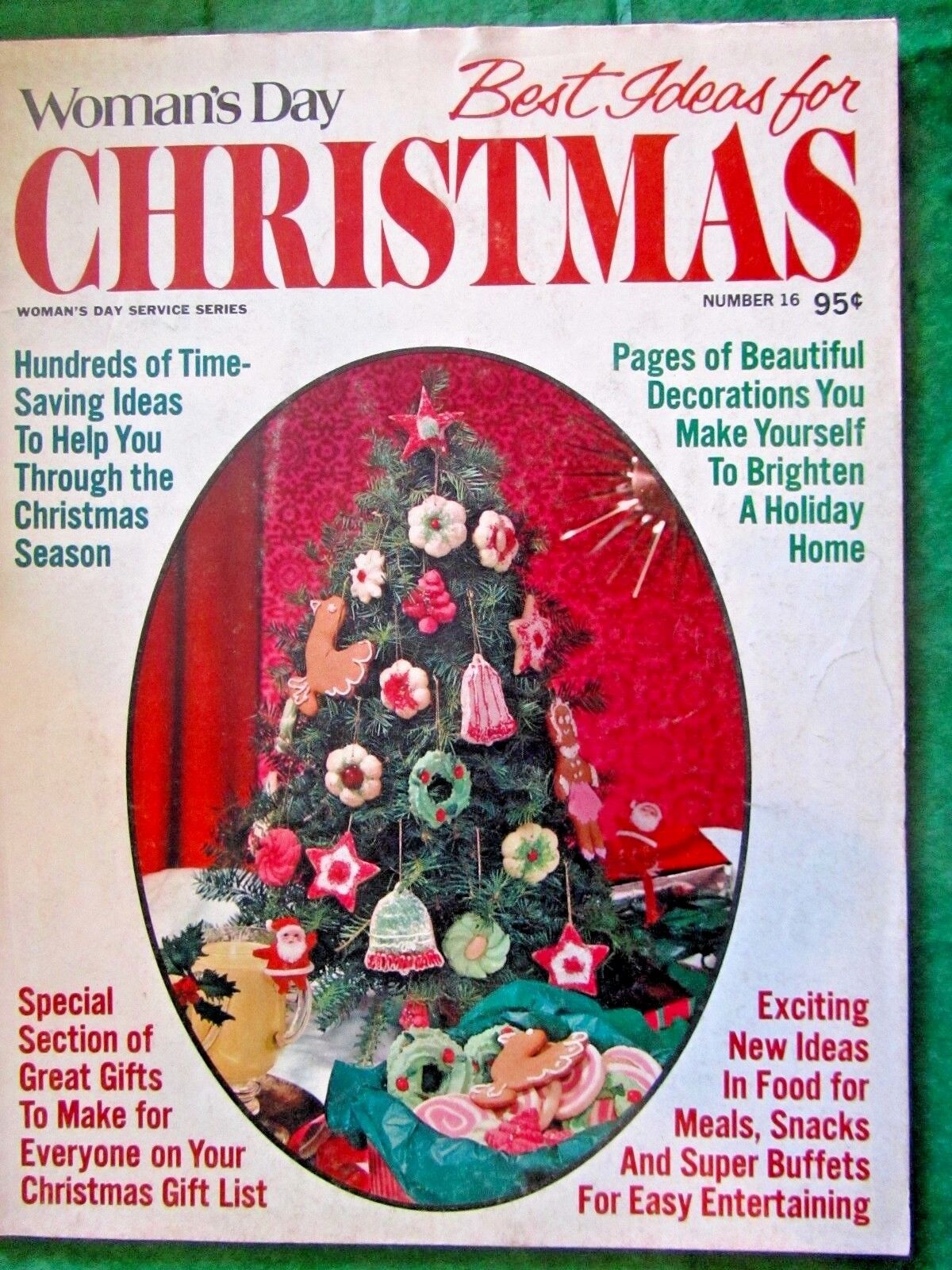 VINTAGE 1974 WOMAN'S DAY BEST IDEAS FOR CHRISTMAS #16 -128 pp.