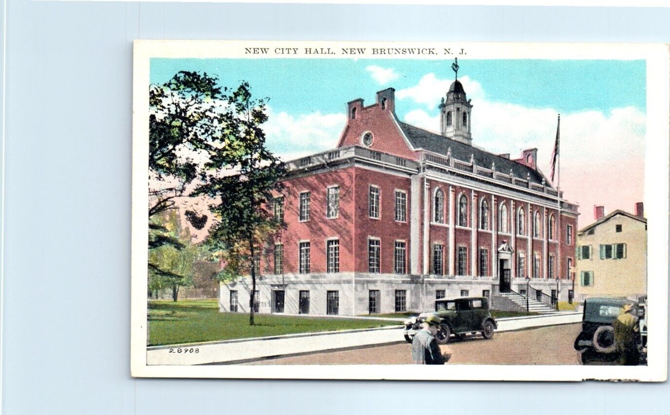 Postcard - New City Hall, New Brunswick, New Jersey, USA