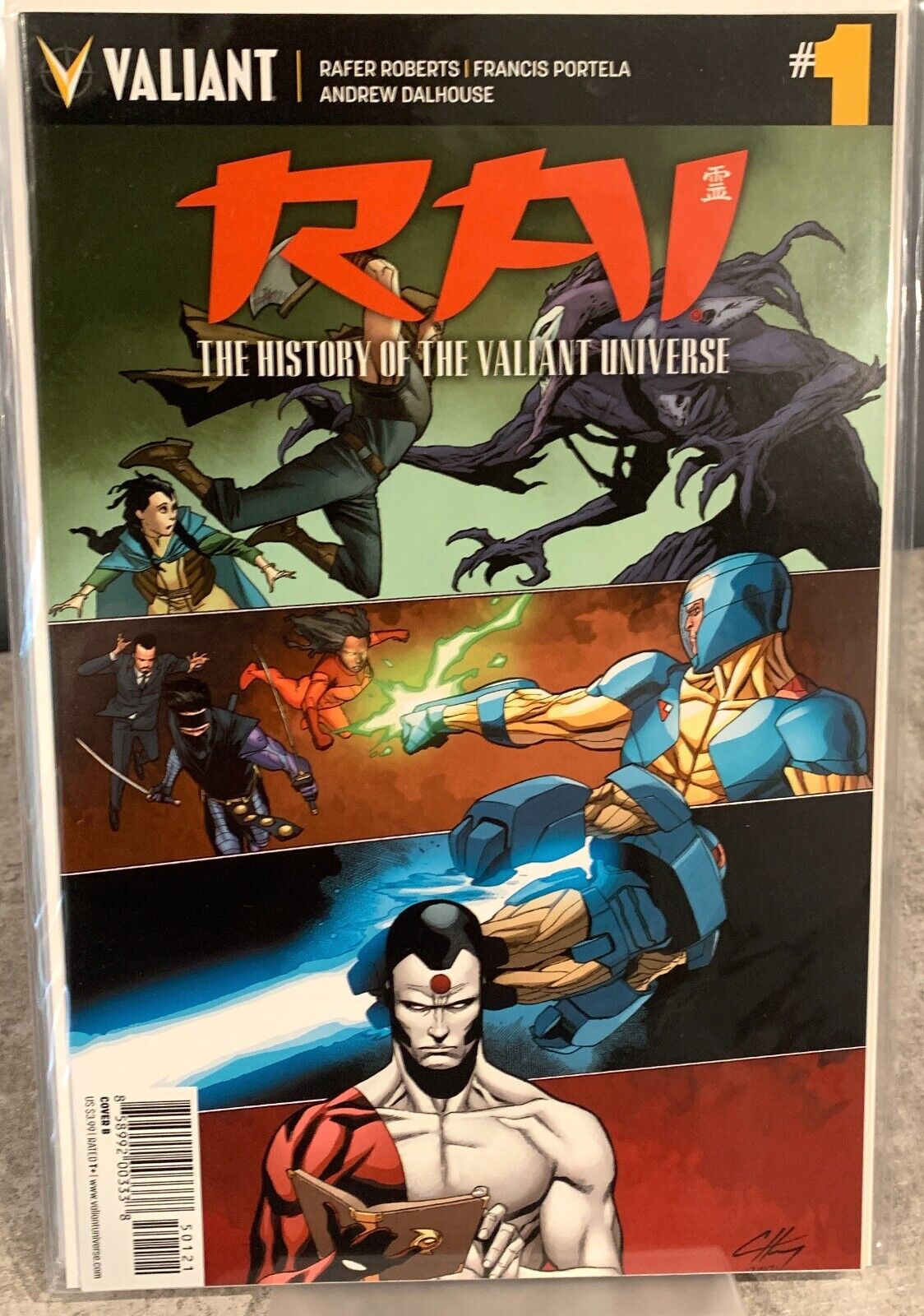 Rai: History of the Valiant Universe #1 (Valiant Ent., 2017) Variant Cover