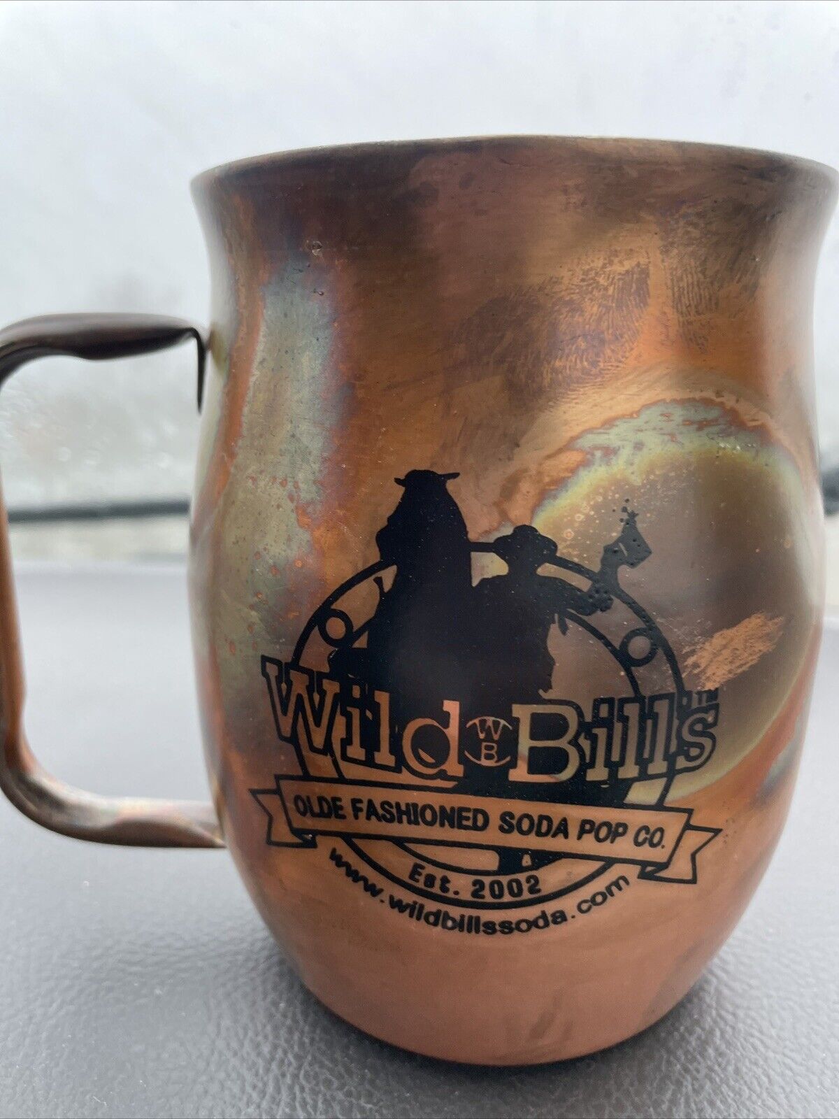Jersey Shore Wild Bill's Olde Fashioned Soda Pop Copper Mug Double Insulated