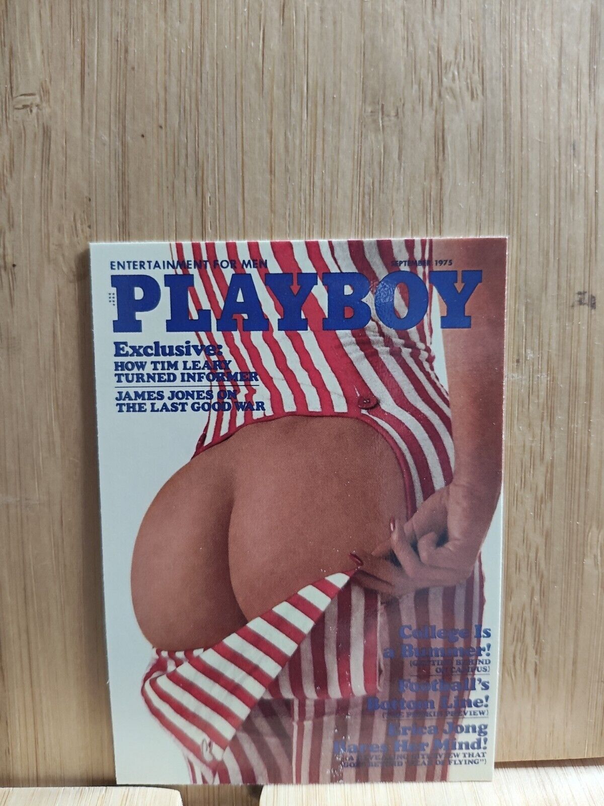 PLAYBOY 40 YEAR ANNIVERSARY 🏆1997 #64 SEPTEMBER 1975 ISSUE Card🏆