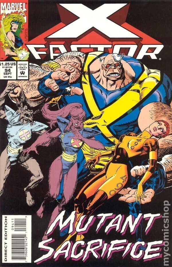 X-FACTOR #94 NM M 9.6 9.8 with CARD from NON-CIRCULATED Cases MARVEL COMICS 1994