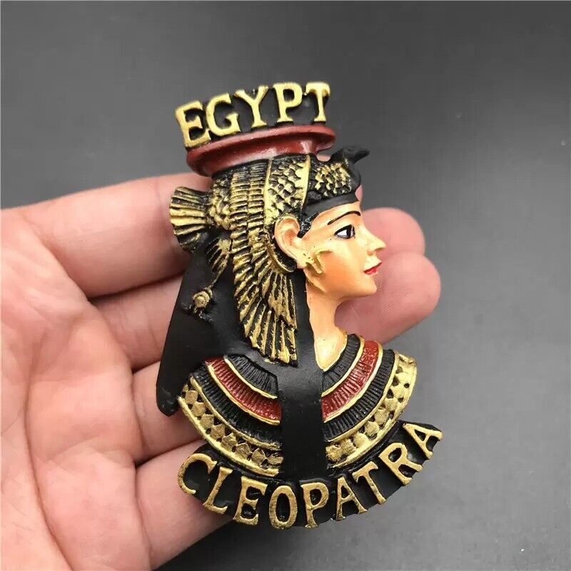 Egyptian Queen Cleopatra EGYPT Tourist Travel Souvenir 3D Resin Fridge Magnet