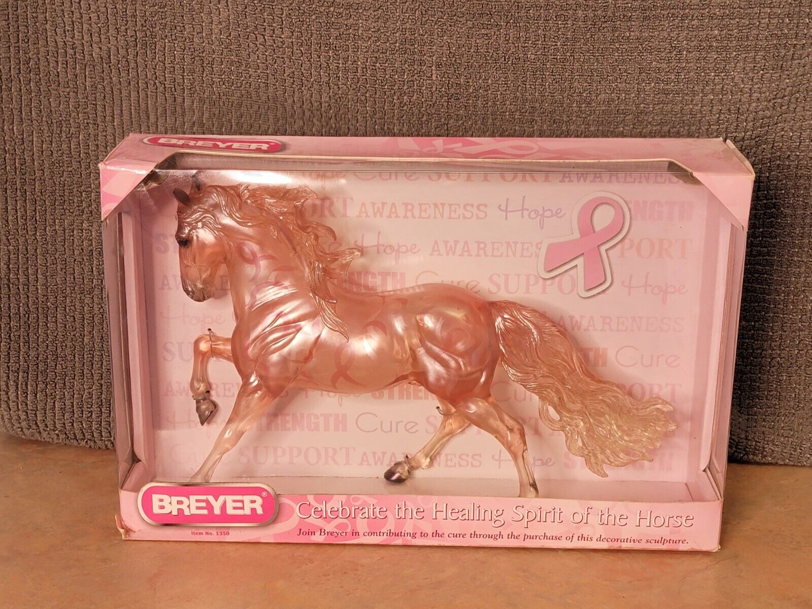 2011 Breyer Pink Ribbon Andalusian Breast Cancer Awareness Stallion Horse 1350