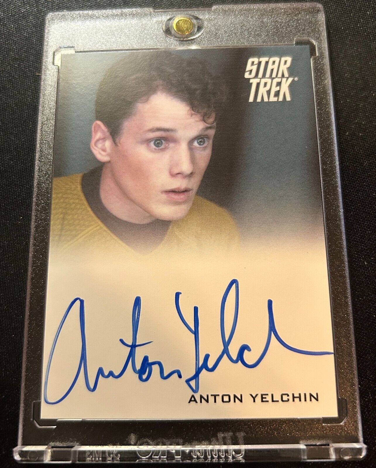 Anton Yelchin as Chekov 2009 Rittenhouse Star Trek Auto Autograph ON CARD d.2016