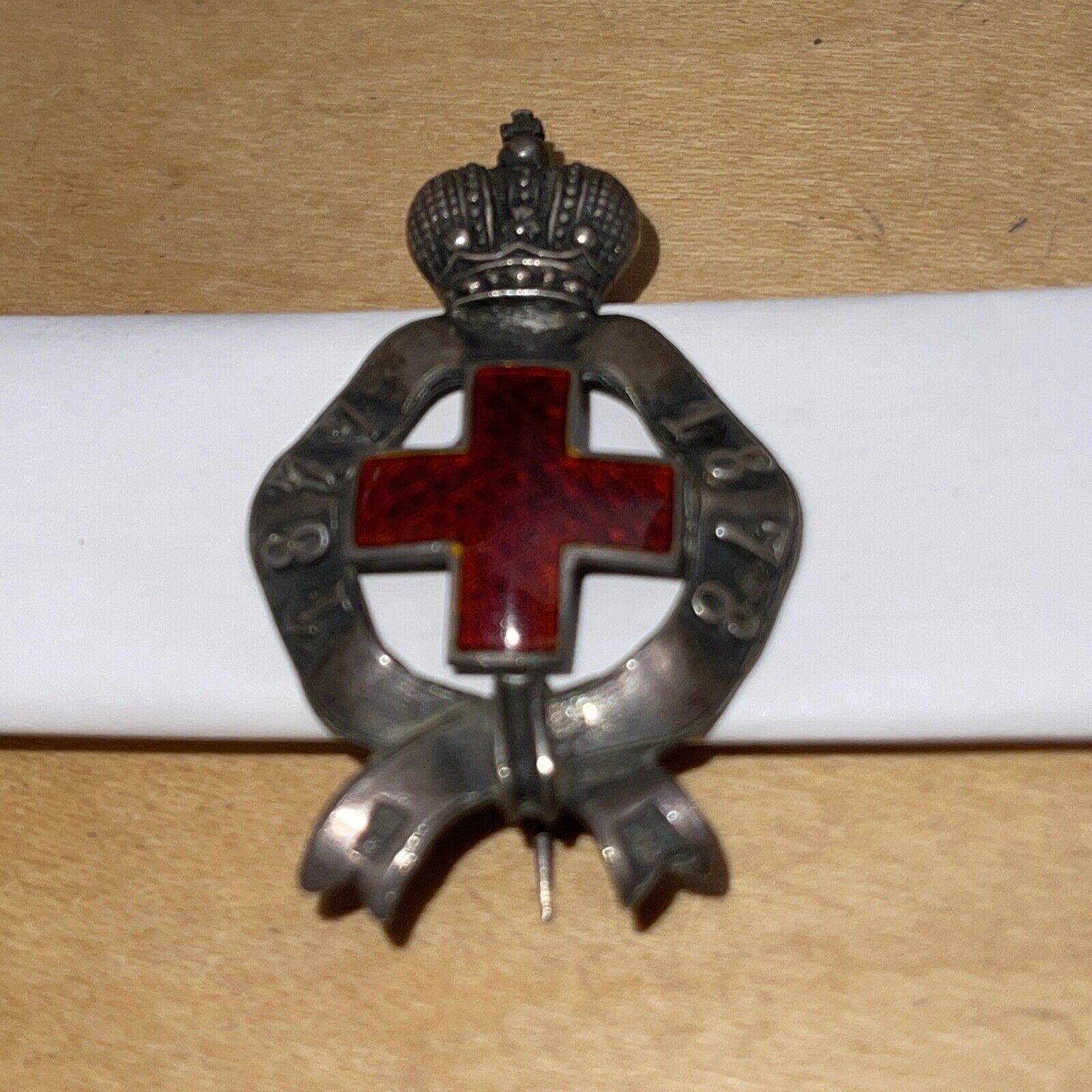 RUSSIA,IMPERIAL,JETTON FOR THE RED CROSS IN THE RUSSO-TURKISH WAR 1877-78 SILVER