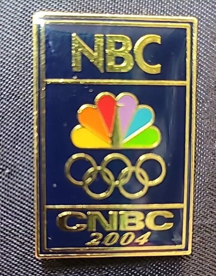 2004 ATHENS NBC CNBC MEDIA OLYMPIC PIN