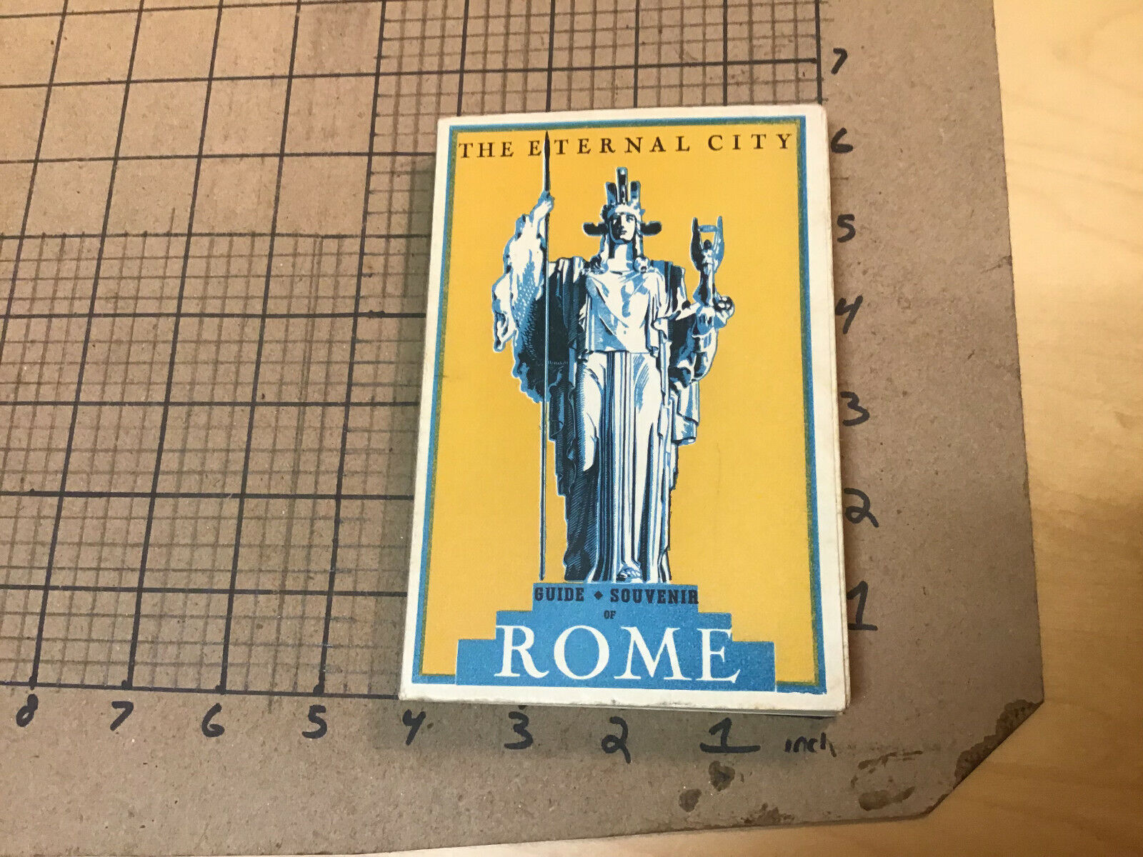 High Grade UNREAD Travel book: 1954 THE ETERNAL CITY - rome - 200 illust 3 maps