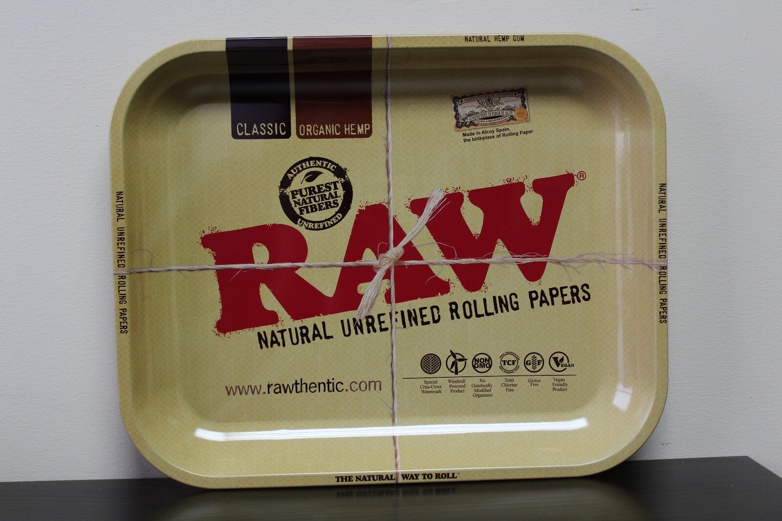 Raw Large Tray Metal Rolling Tray 13x11  Used Discount Sale See Description