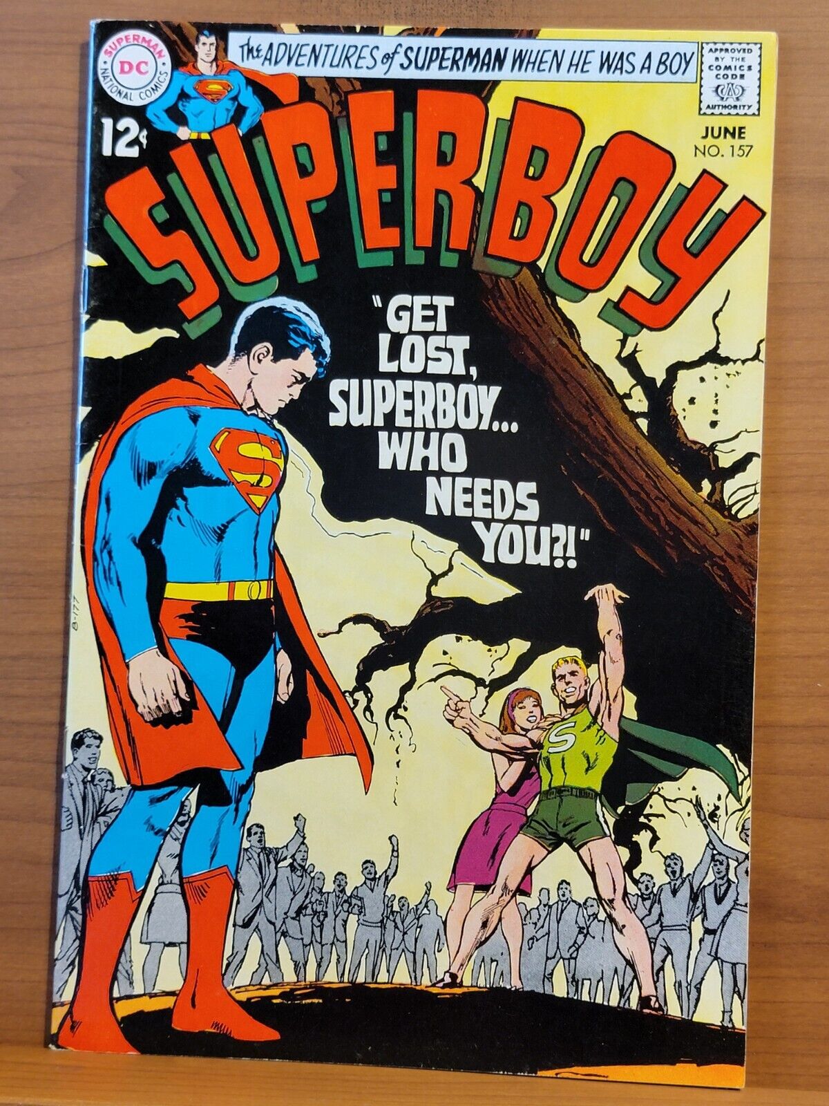 Superboy #157 VF  DC 1969    Neal Adams Cover    I Combine Shipping