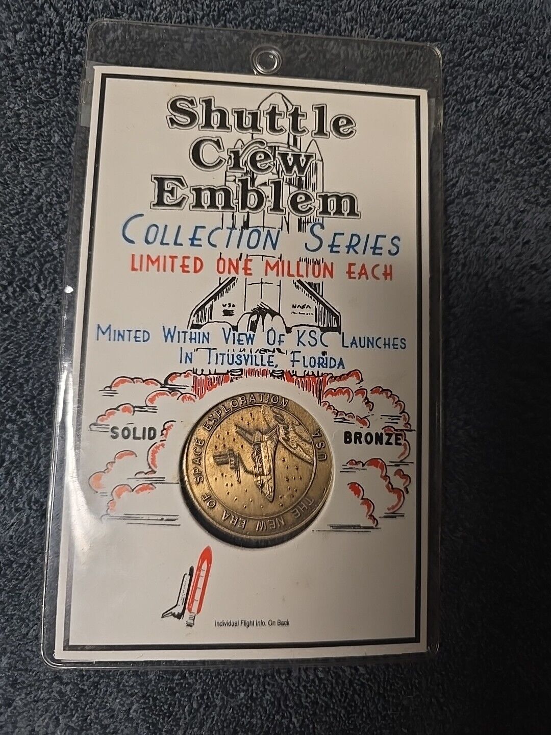 Shuttle Crew Emblem Collection Series Coin Sts 114 *Seller Bonus*