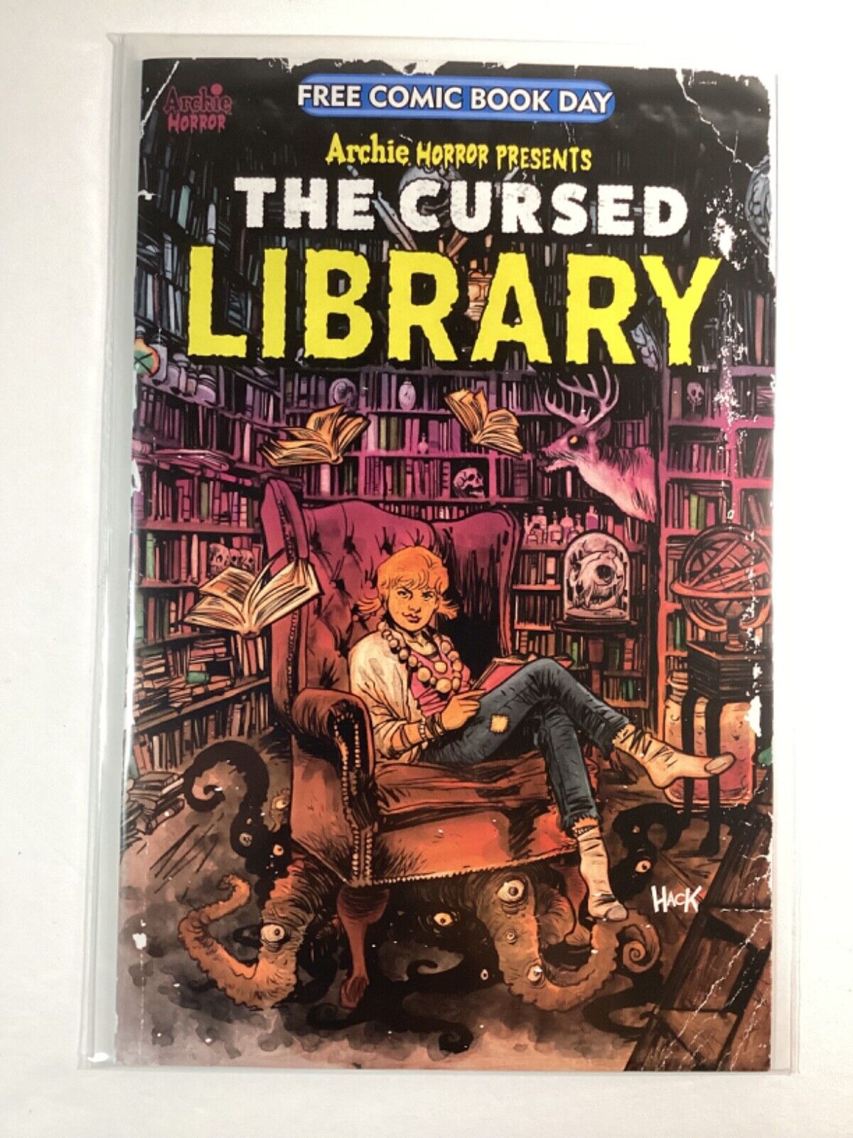 ARCHIE HORROR PRESENTS CURSED LIBRARY #0 NM/MT 9.8💲🟢CGC READY🟢💲ROBERT HACK