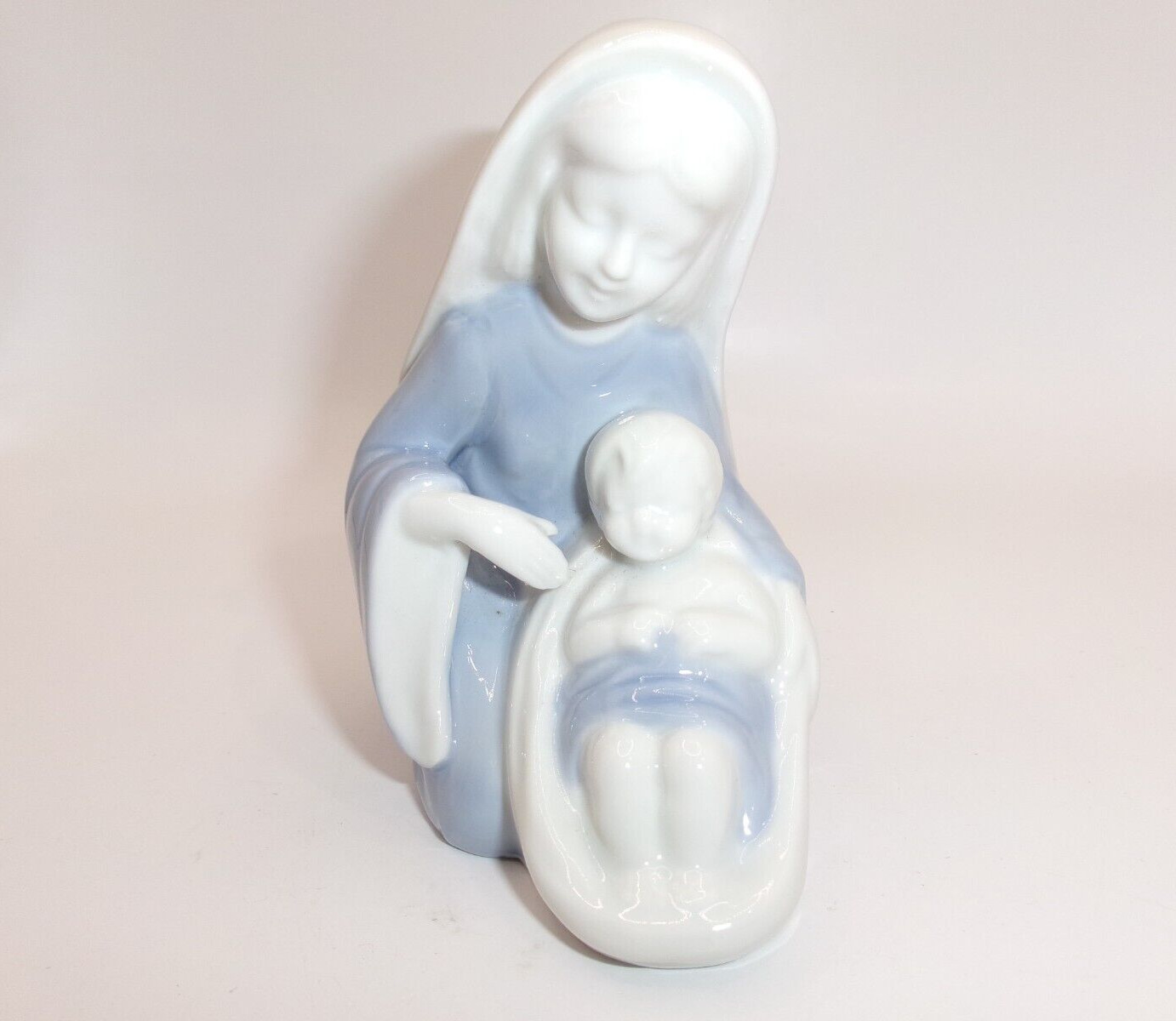 Vintage Madonna & Child Jesus Porcelain Ceramic Figurine Statue 4\