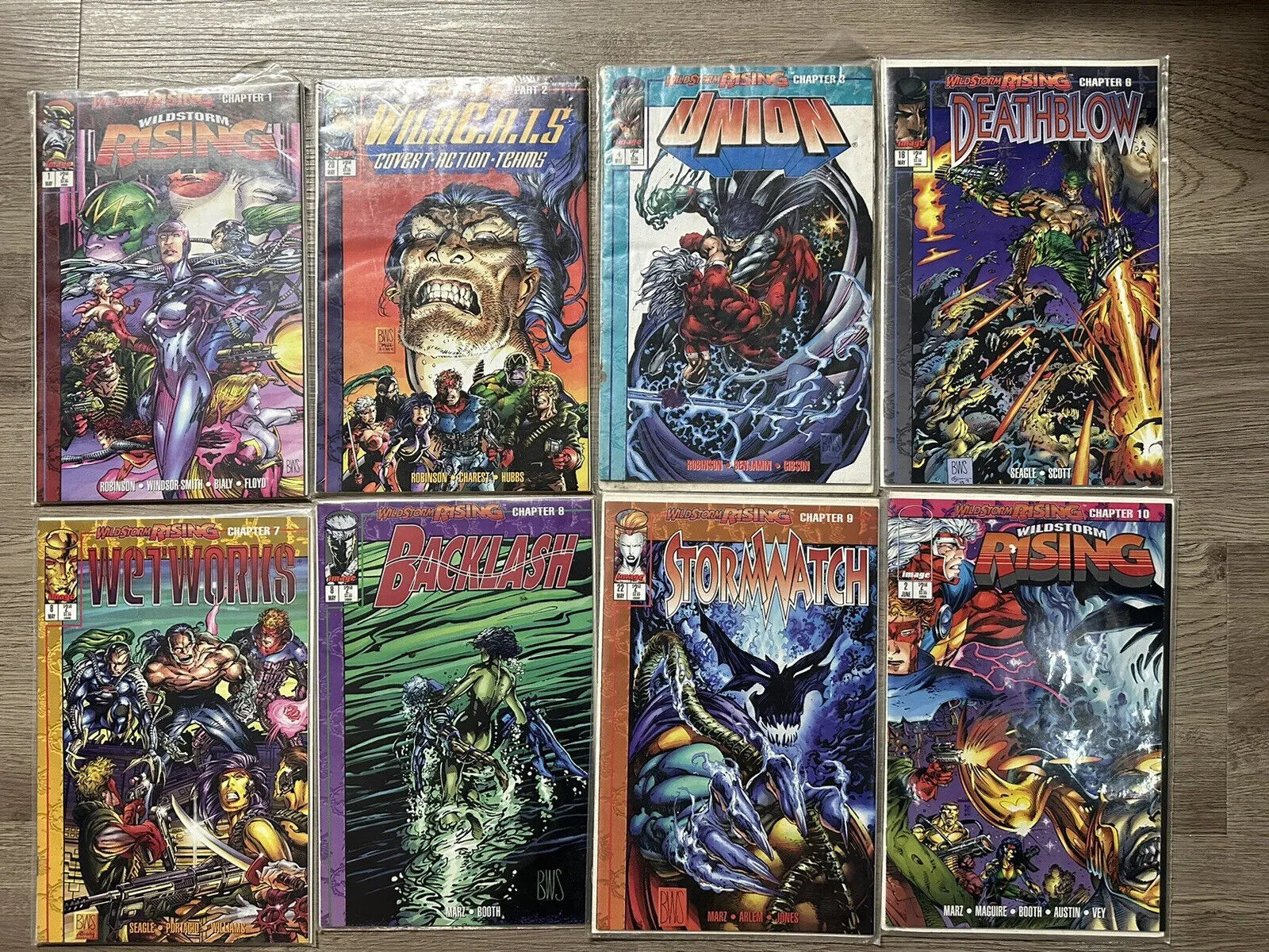 Image Wildstorm Rising  Set of 8 Comics 1995