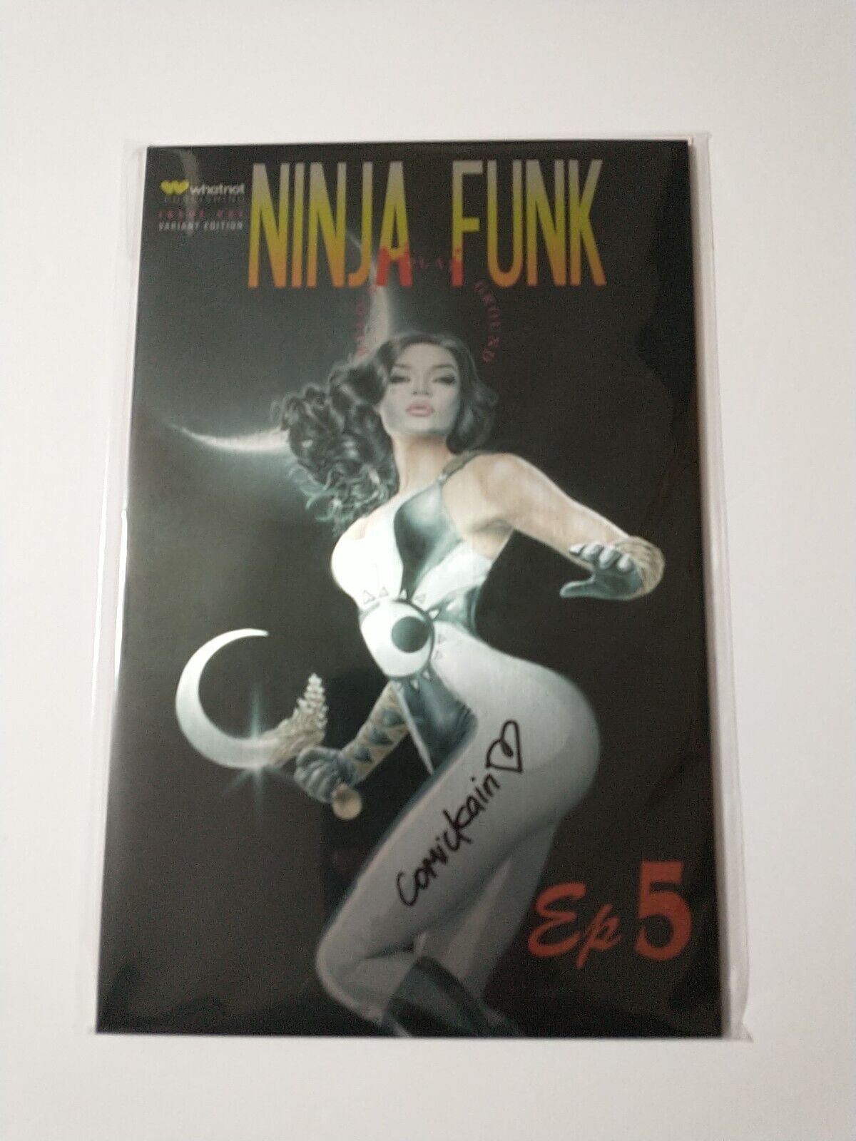Ninja Funk SDCC LTD Metal Signed by Comic Kari
