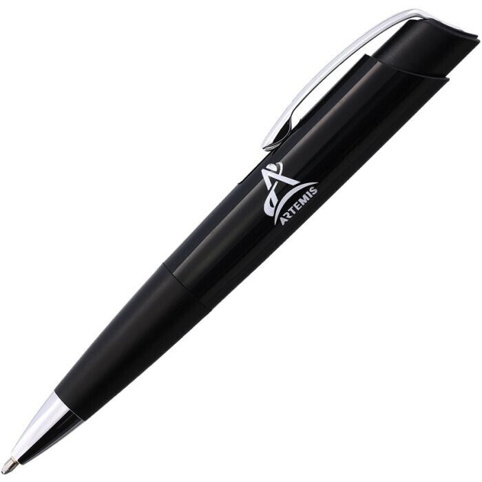 Fisher Space Pen Eclipse PR4 Black Retractable Medium-Point With Pocket Clip