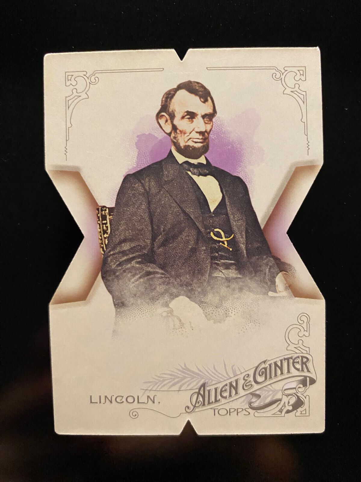 ABRAHAM LINCOLN Nice 2015 Topps Allen & Ginter Die Cut #AGX-99 Nat\'l Convention
